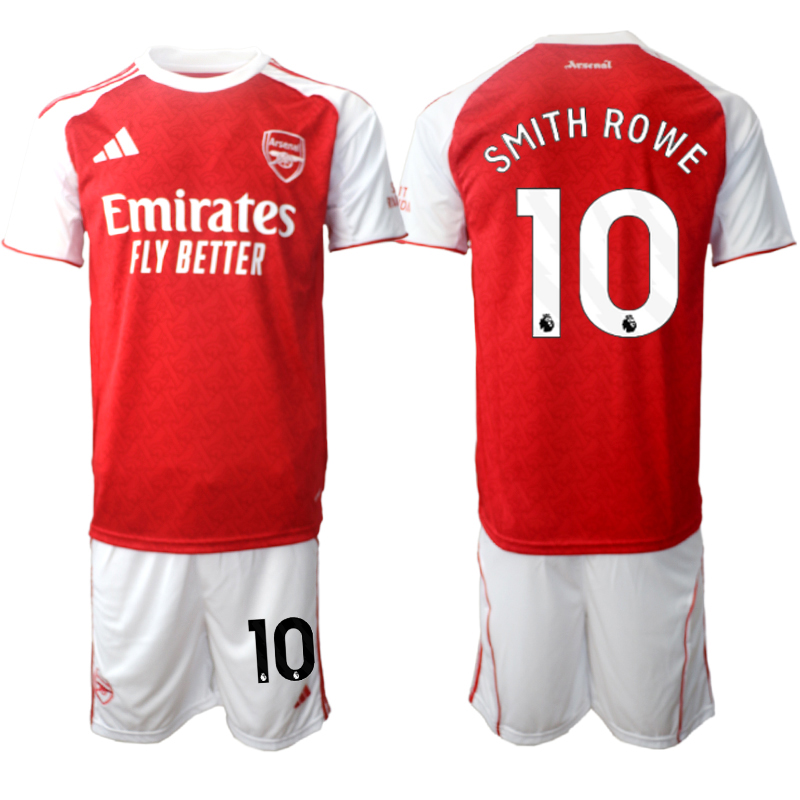 Men 2025-2026 Club Arsenal home red #10 Soccer Jersey 01